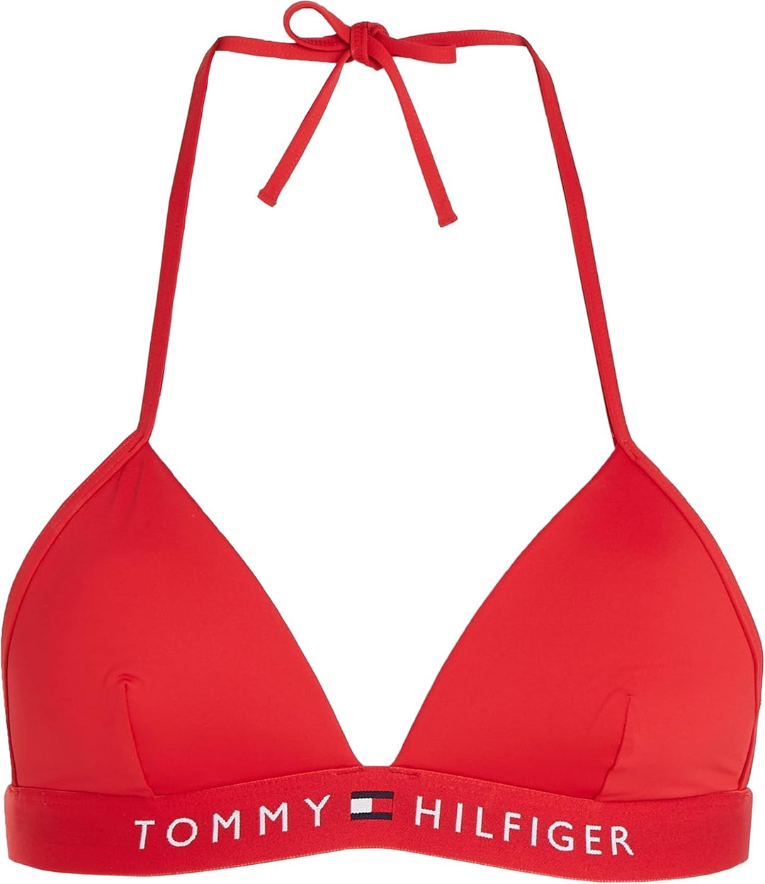 Tommy Hilfiger Damen Bikinitop Triangle Gepolstert XS Primary Red, XS Primary Red