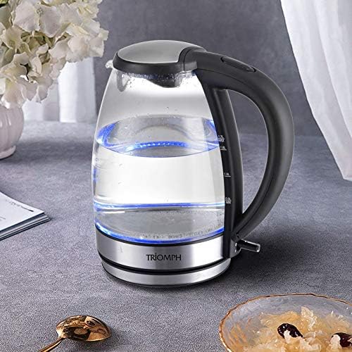 Triomph ETF1580 Wasserkocher mit Glaskanne 1,7 l