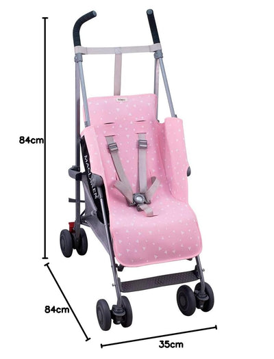 JYOKO KIDS Sitzauflage für Kinderwagen Kompatibel mit Maclaren Quest, Techno Twin, Triumph XT, 100%