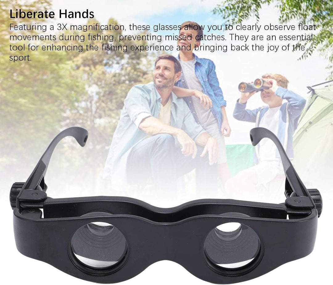 3X Fernglasbrille, Einstellbarer Fokus, Teleskopbrille mit Polarisierter Linse, Zum Angeln, Vogelbeo