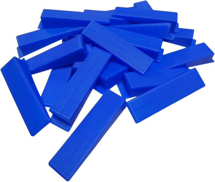 Fliesen Nivelliersystem Blau Fliesenstärke 3-12 mm Basis-Set 1,5 mm 100 Laschen 100 Keile + Zange -V