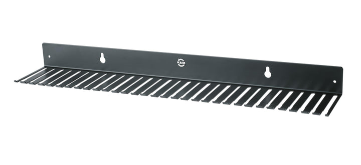 K&M 49020 Kabel-Wandhalter Schwarz aus Stahl - viel Platz für 31 Strom- oder Ladekabel - Ordnung für