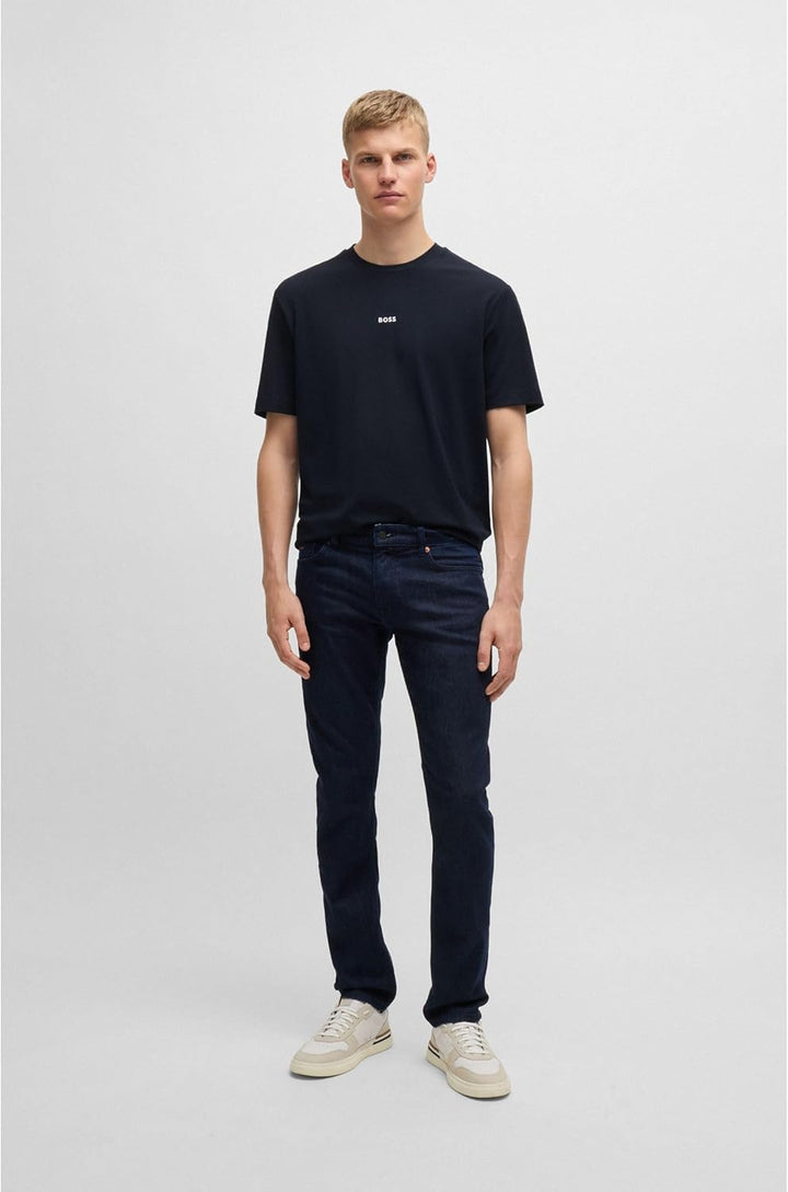 HUGO BOSS Herren T-Shirt S Dark Blue404, S Dark Blue404