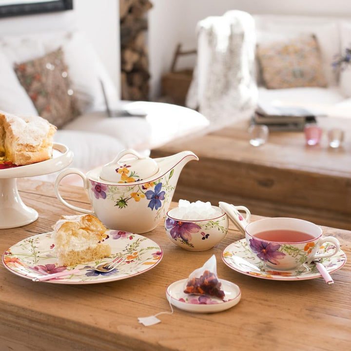Villeroy & Boch - Mariefleur Teekanne 620 ml Bunt, Spülmaschinenfest, Mikrowellensicher, Kaffeekanne