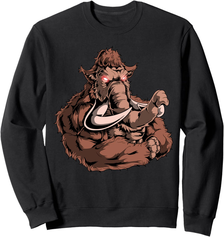 Mammoth Powerlifter Strongman Gewichtheben Workout Gym Sweatshirt