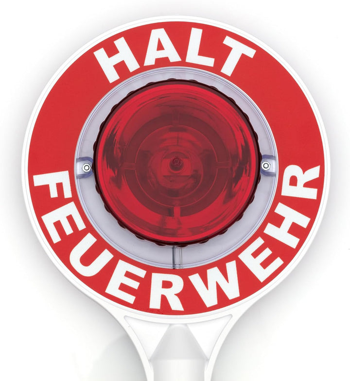 LED-MARTIN Anhaltestab - Feuerwehr - Winkerkelle - Made IN Germany