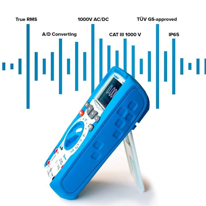 PeakTech 3440 – True RMS Digital Multimeter mit 4.0 Bluetooth & Grafik-Display CAT III 1000 V & Peak