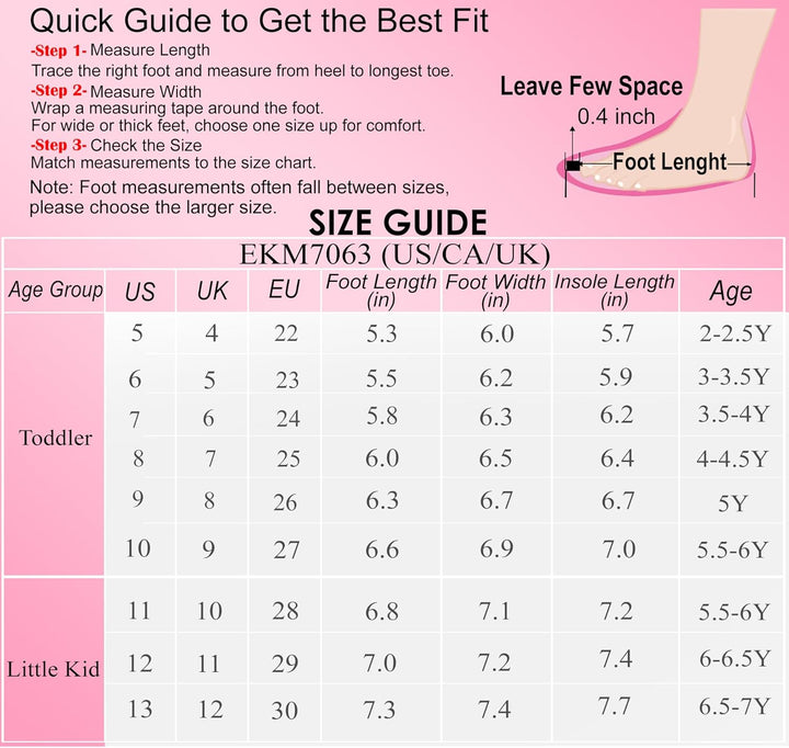 EIGHT KM EKM7063 Kleinkind Mädchen Kleid Schuhe Mary Jane Wohnungen Prinzessin Hochzeit Schuhe Balle