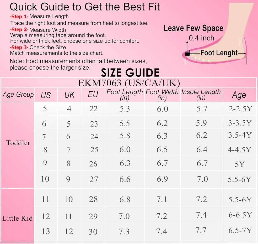 EIGHT KM EKM7063 Kleinkind Mädchen Kleid Schuhe Mary Jane Wohnungen Prinzessin Hochzeit Schuhe Balle