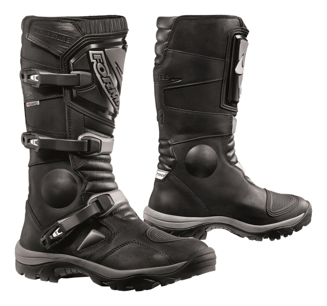 Forma Adventure Dry Wasserdichte Motorradstiefel 43 EU Schwarz, 43 EU Schwarz