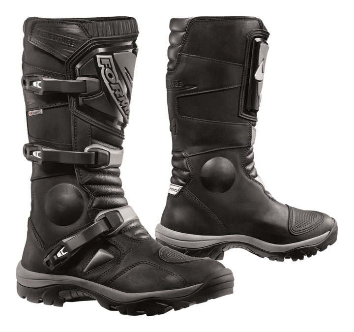 Forma Adventure Dry Wasserdichte Motorradstiefel 43 EU Schwarz, 43 EU Schwarz