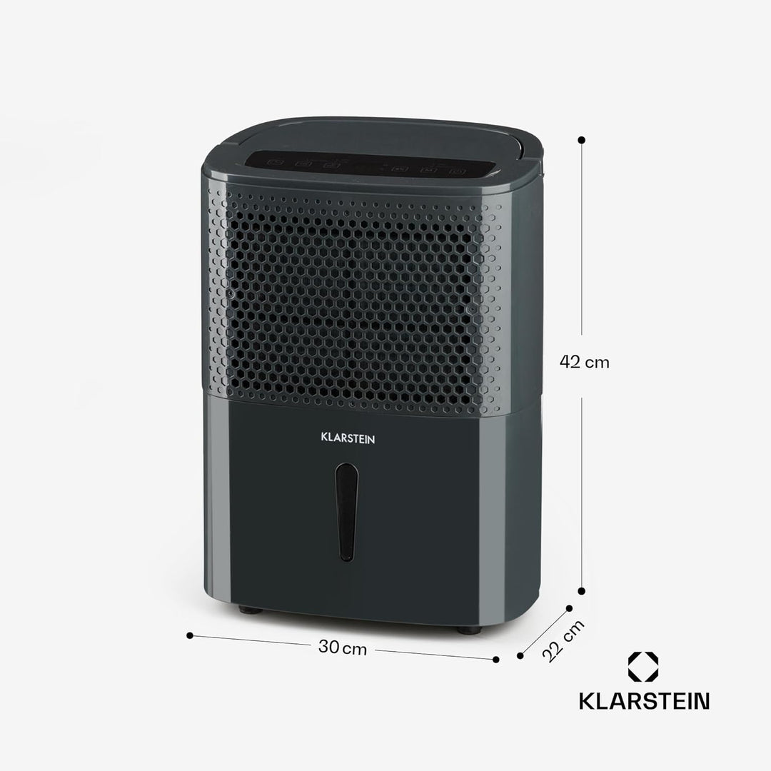 Klarstein Luftentfeuchter &amp; Luftreiniger Elektrisch, 10 L Raumentfeuchter Klein für Wohnung Schlafzi