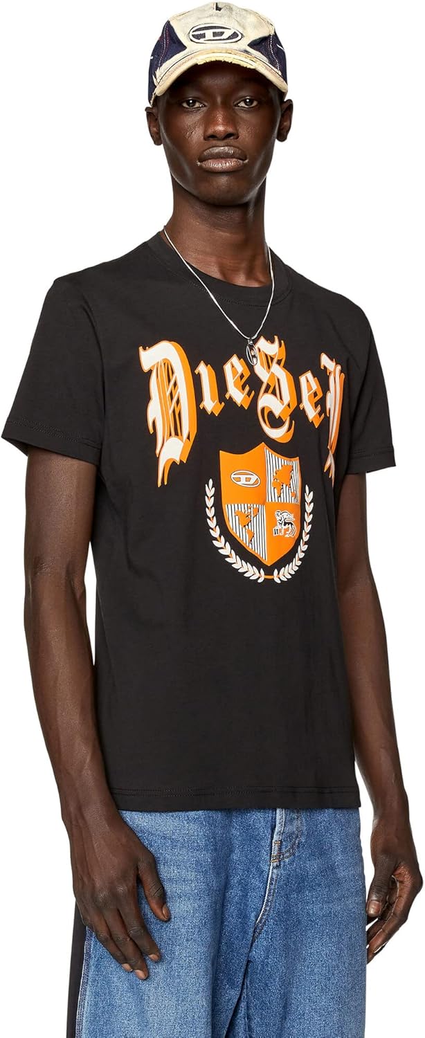 Diesel Herren T-Shirt M 9xx-0grai, M 9xx-0grai