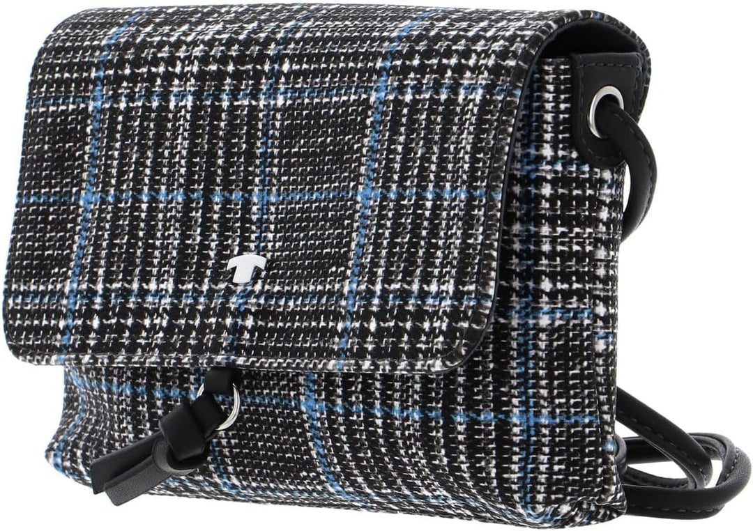 TOM TAILOR bags LUNA Damen Umhängetasche S, 20x2x12,5 Printed Black, Printed Black