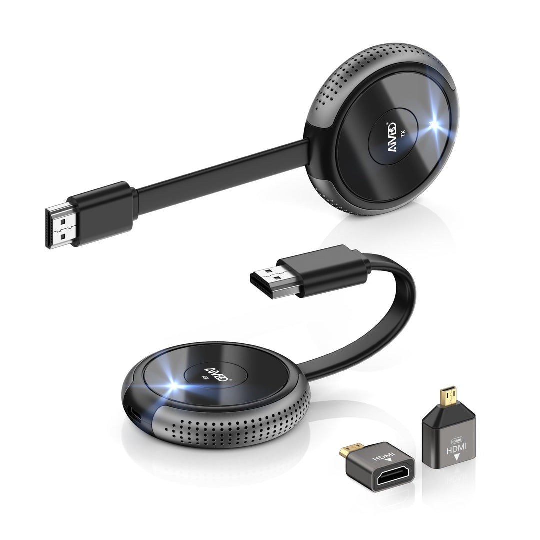 Wireless HDMI Transmitter and Receiver - Funkübertragung HDMI 4K, 5G Drahtlos HDMI Sender und Empfän