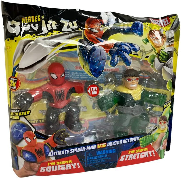 Heroes of GOO JIT Zu Actionfigur - Marvel Heroes Pack DE 2 Spiderman VS DR Octopus Mehrfarbig CO4137