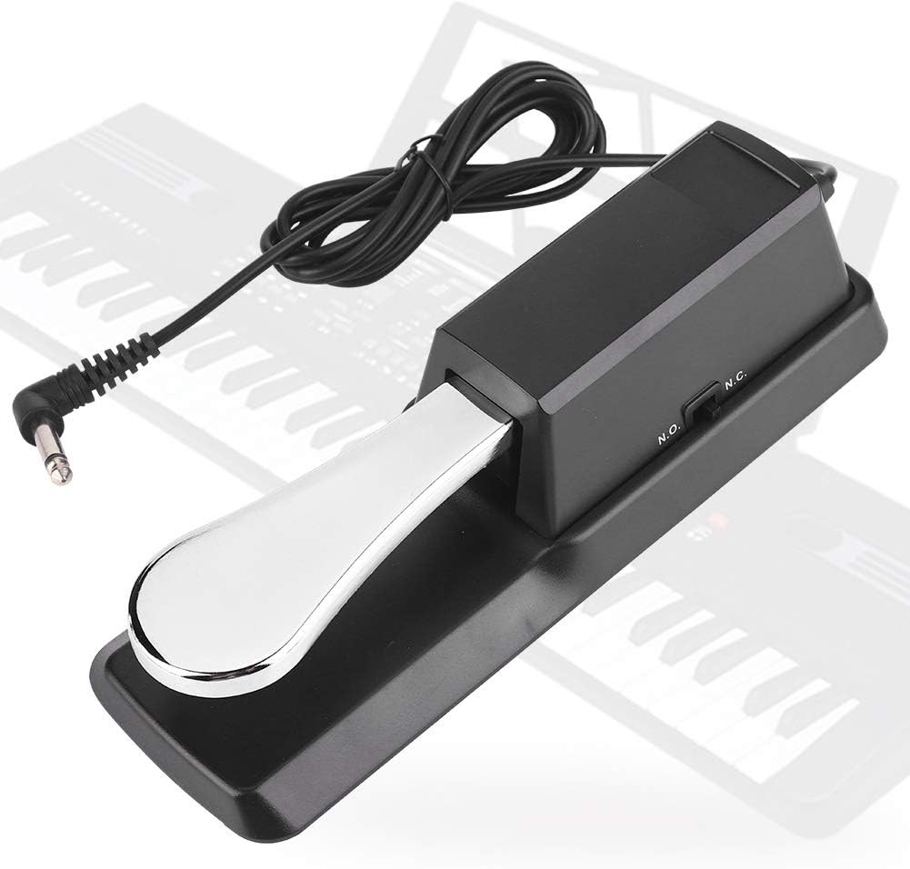 Keyboard Sustain Pedal Digital Piano Dämpfer Universal Zubehör kompatibel mit Electronic Pianos Gebu