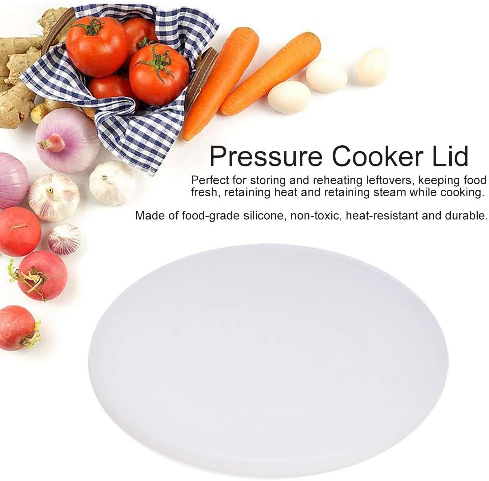 6 Quart Silikondeckel für Slow Cooker Schnellkochtop, Silikon-Topfabdeckung Wiederverwendbare Mikrow