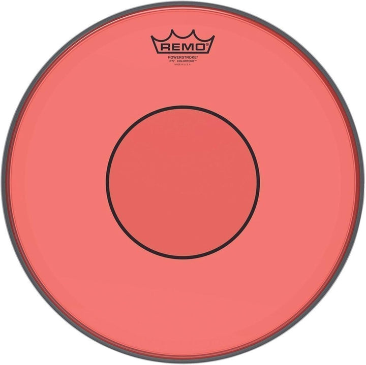 Remo Schlagzeugfell Powerstroke 77 Colortone Red Drum Head, 14" 14" rot, 14" rot