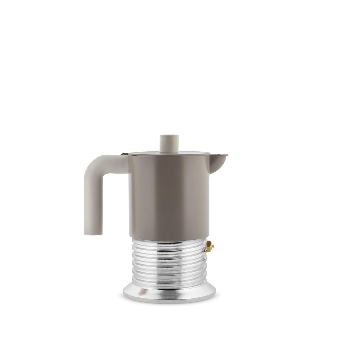 Alessi Vite Espressokocher für 3 Tassen, Grau – kompakt und designt