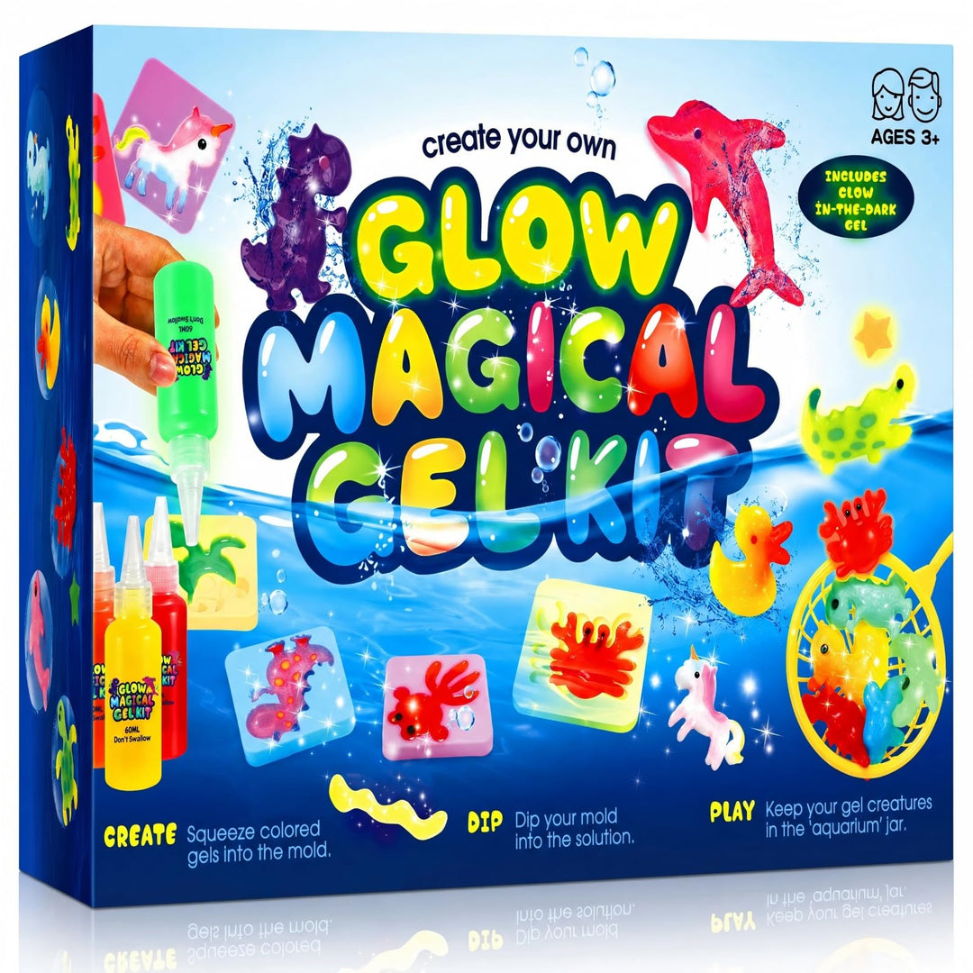 Wasser Elf Kit, Magisches Aqua Gelz Set Bastelset Kinder ab 4 5 6 7 8 9 10 Jahre Geschenk Mädchen 6