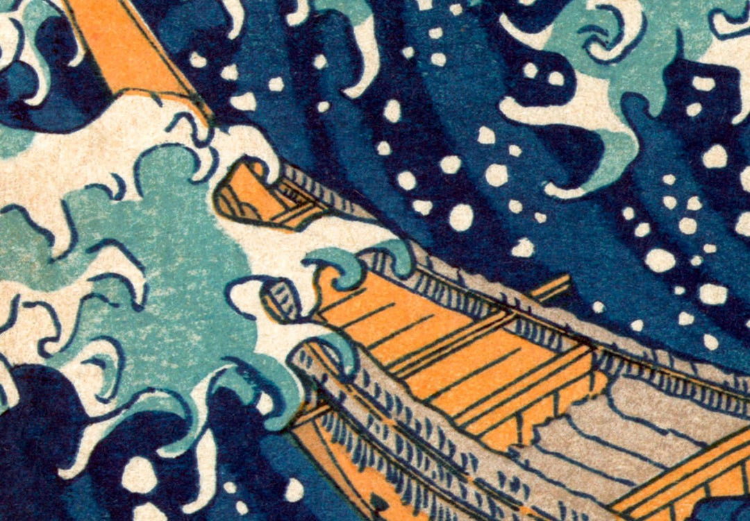 murando - Bilder die grosse Welle vor Kanagawa 120x80 cm Vlies Leinwandbild 1 tlg Kunstdruck modern