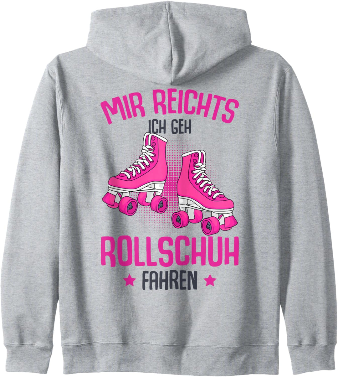 Mir reichts ich geh Rollschuh fahren Rollschuhe Mädchen Kapuzenjacke
