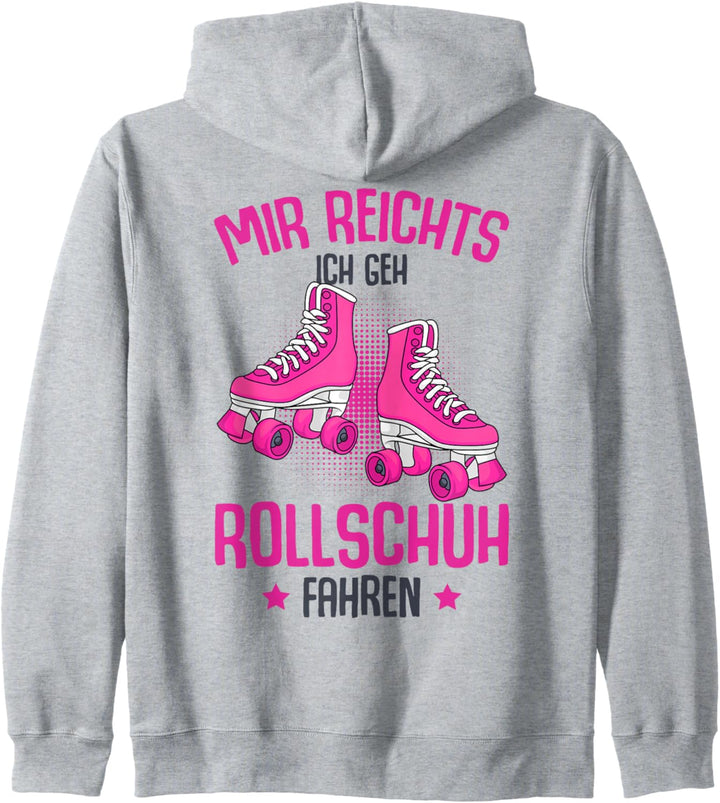 Mir reichts ich geh Rollschuh fahren Rollschuhe Mädchen Kapuzenjacke