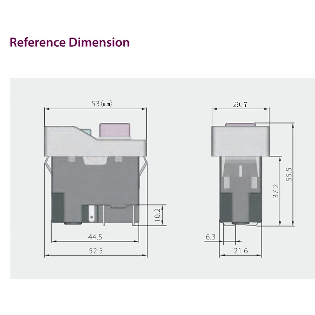 KEDU Wasserdichte elektromagnetische Drucktastenschalter für Industriewerkzeuge und Elektrowerkzeuge