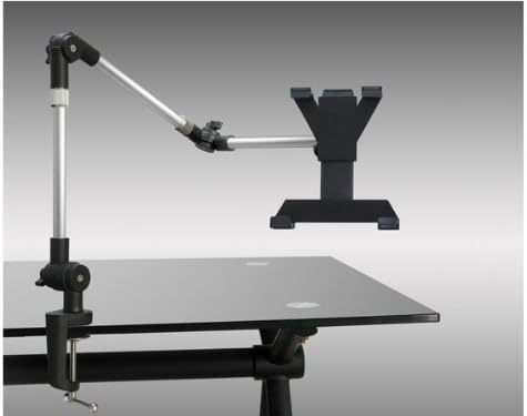 System-S Tischhalterung Halter mit Schwenkarm Flexibel Ständer Stand mit Tischklemme für iPad Pro (1