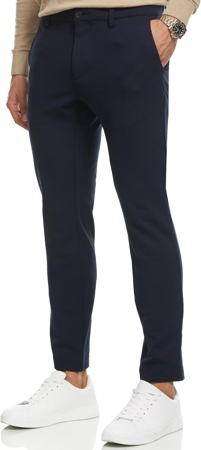 Indicode Herren Rodekro Performance Pants | Chinohose Herrenhose Super Stretch Stoffhose Bequeme Bus