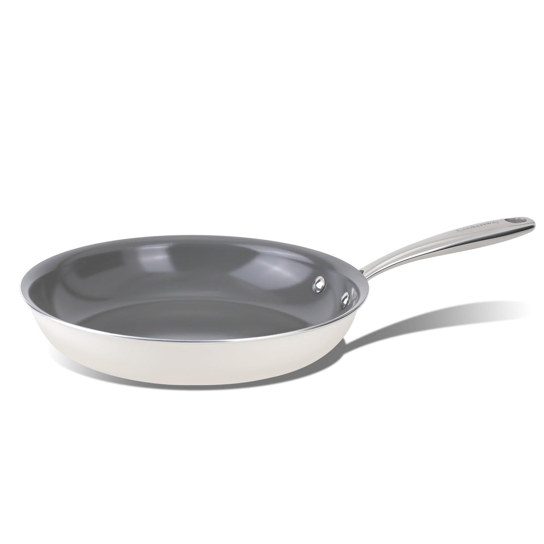 Keramik-Spitzlöffel aus Keramik, 20cm, Antihaft-Kleinen Eierpfannen - frei von PFOA, PTFE, PFAS - ko