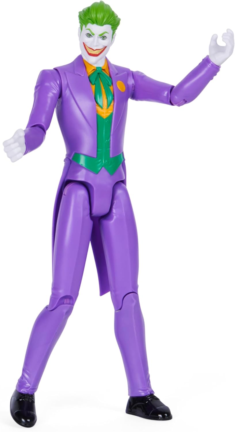 Spin Master Batman 30cm Figuren-Set aus Batman (Rebirth), Robin und Joker, inkl. Stoffumhang, origin