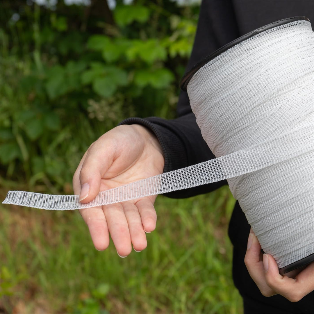 VOSS.farming - Weidezaunband mit 30% mehr Leitfähigkeit - insgesamt 800m + Elektro-Zaun-Band-Zubehör