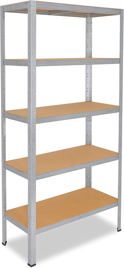 shelfplaza® 180x70x30cm HOME Schwerlastregal verzinkt/Metallregal mit 5 Böden/Kellerregal Metall, Ga
