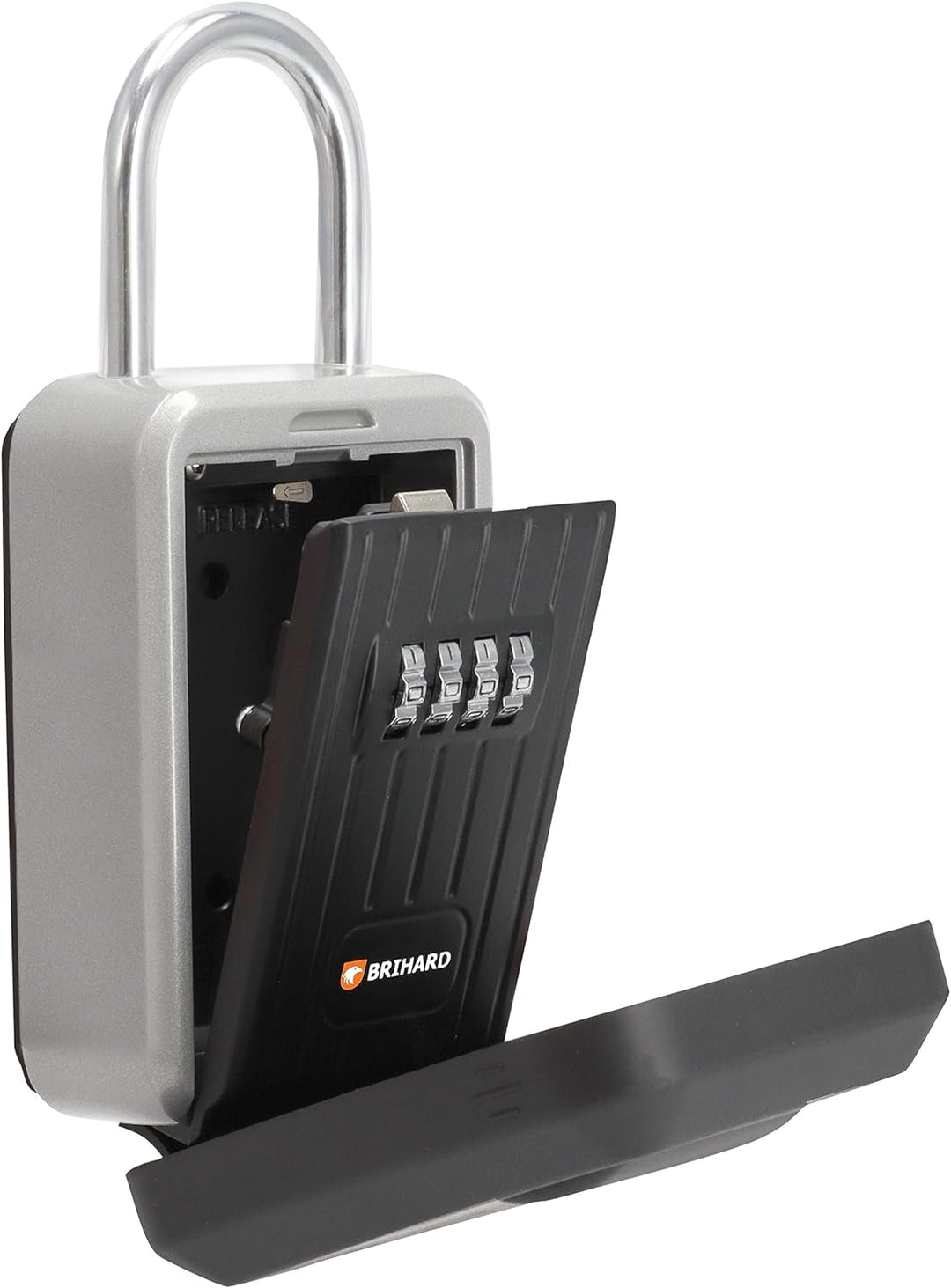 Brihard Key Lock Box All Season mit wasserdichter Abdeckung, tragbar mit Bügel oder an der Wand mont