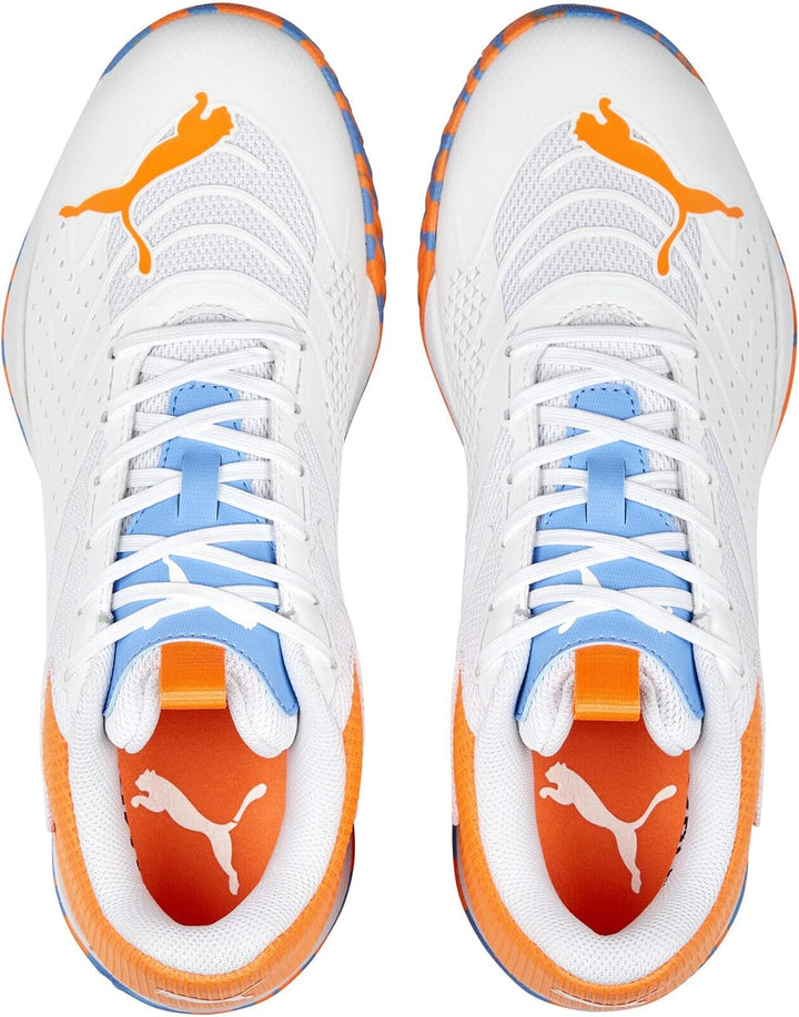 Puma Handball Freizeitschuhe 39 EU Puma White Ultra Orange Team Light Blue, 39 EU Puma White Ultra O