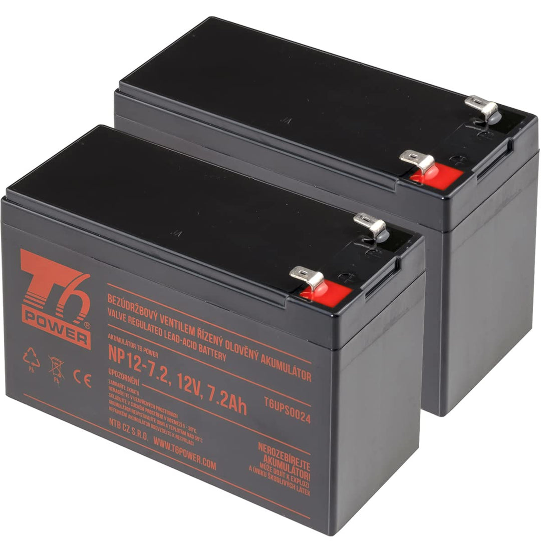T6 Power Akkusatz für APC Back-UPS Pro BR900G, VRLA, 12 V