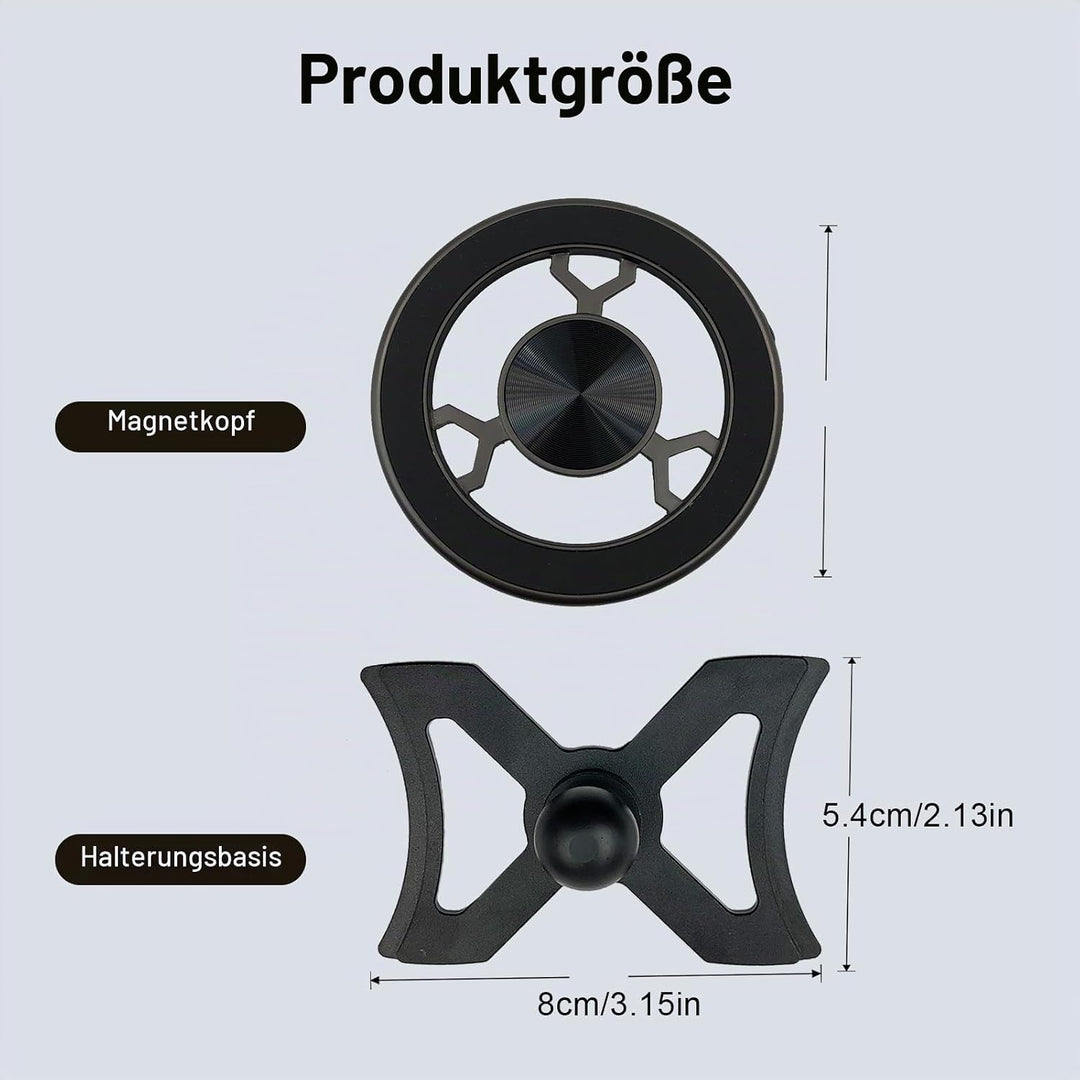Magnetisch Kfz Handyhalterung Kompatibel mit Audi A3 8V 2014–2019 Universelle Halterung 360 Grad Dre