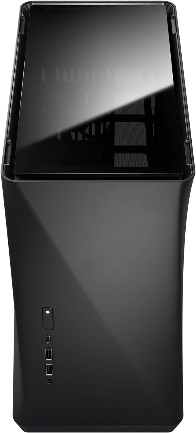 Fractal Design Era ITX Carbon – Tempered Glass – Mini-ITX Gehäuse – Small Form Factor – geeignet für