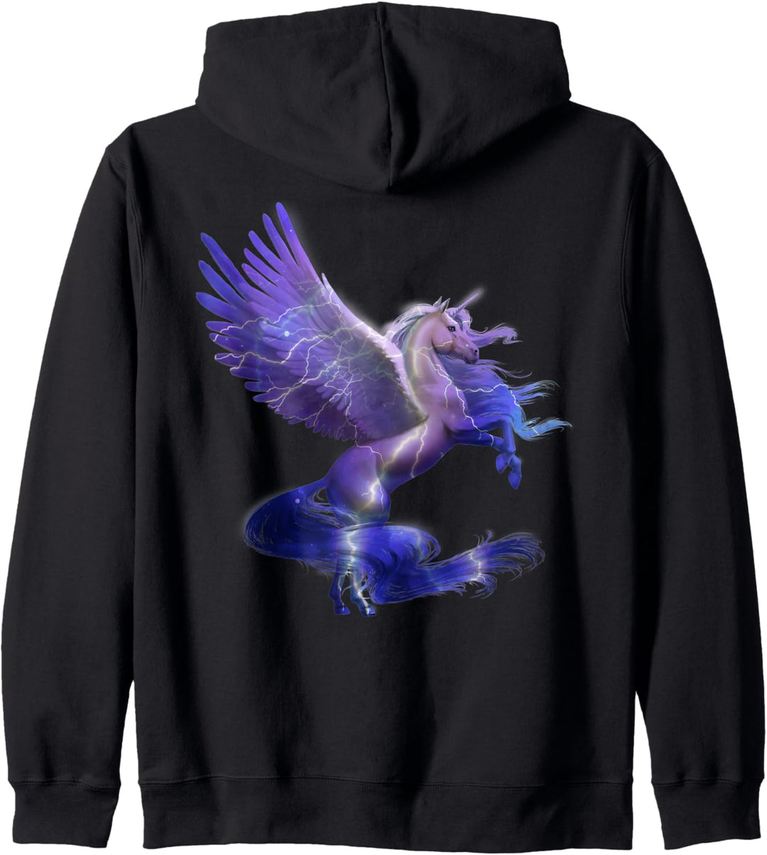 Unicorn Magical Mystical Purple Unicorn Pegasus Geschenk Kapuzenjacke