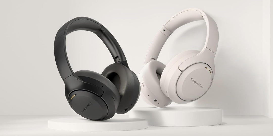 Krüger&Matz Drahtlose Ohrhörer mit ANC F8A Eingebautes Bluetooth Mikrofon 5.4 Schwarz