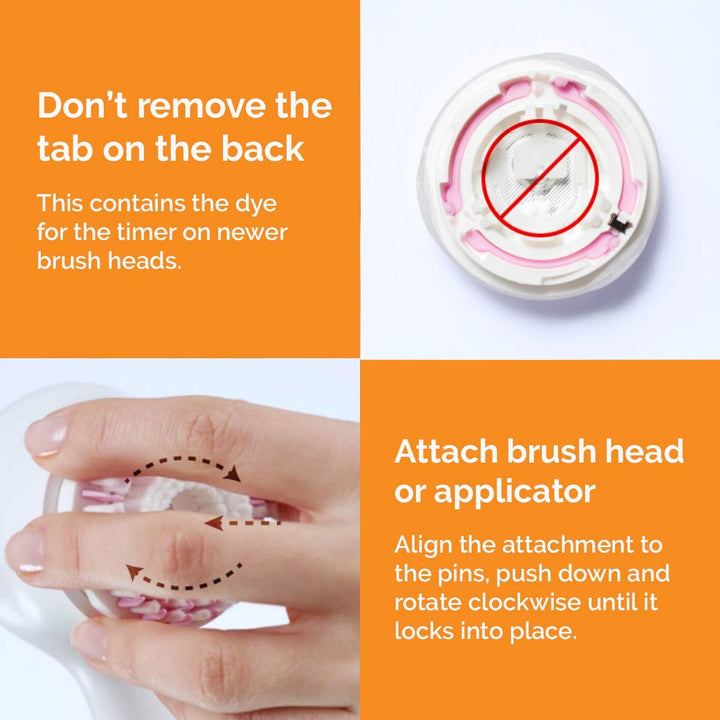 Clarisonic Deep Pore Gesichtsreinigungsbürste Ersatz | Kompatibel mit Mia 1, Mia 2, Mia Fit, Alpha F