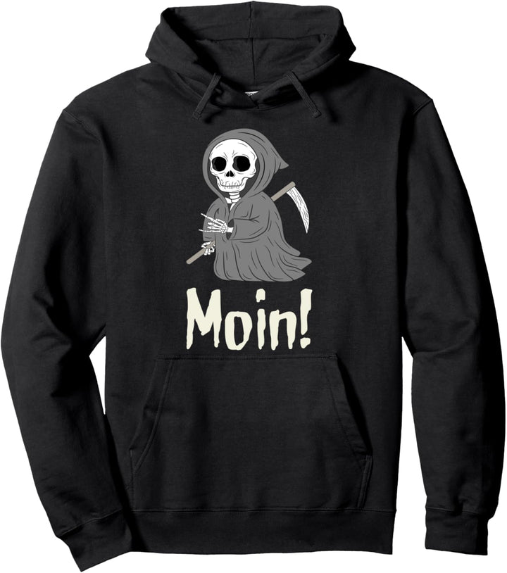 Halloween Sensenmann Moin Nord Pullover Hoodie