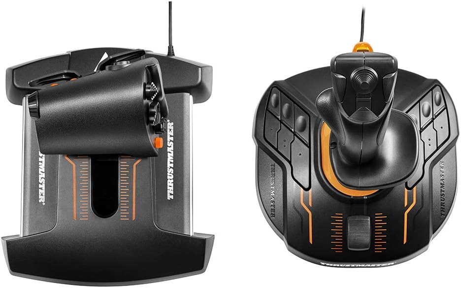 Thrustmaster T16000M FCS Hotas - Präzisions-Joystick und Schubregler für PC - Ideal für Flugsimulati