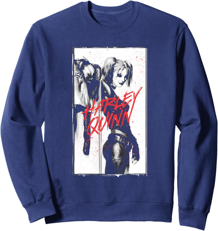 Harley Quinn Inked Quinn Black Sweatshirt