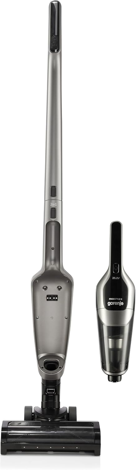 Gorenje SVC252110FSIIA Akku Staubsauger/Motorleistung: 165 W/Saugkraft: 27 W/Bis zu 60 min Laufzeit/
