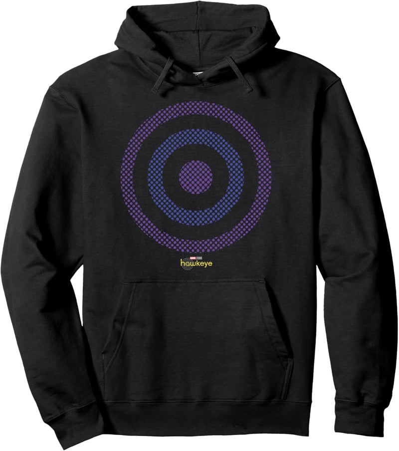 Marvel Hawkeye Two Tone Bullseye Logo Pullover Hoodie