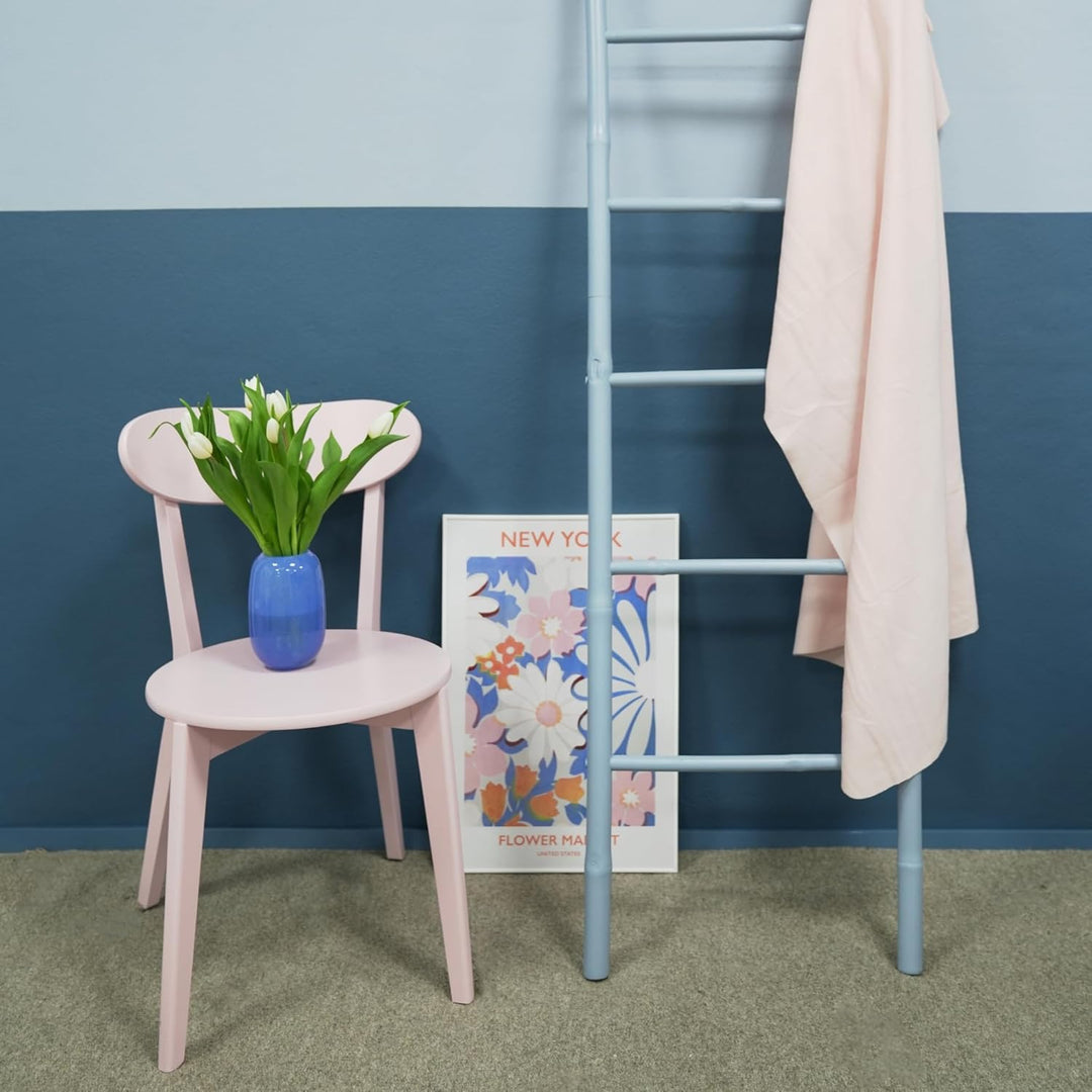 MissPompadour abwaschbare Wandfarbe Blau mit Jeans 1L - hohe Deckkraft &amp; Ergiebigkeit - matte, scheu