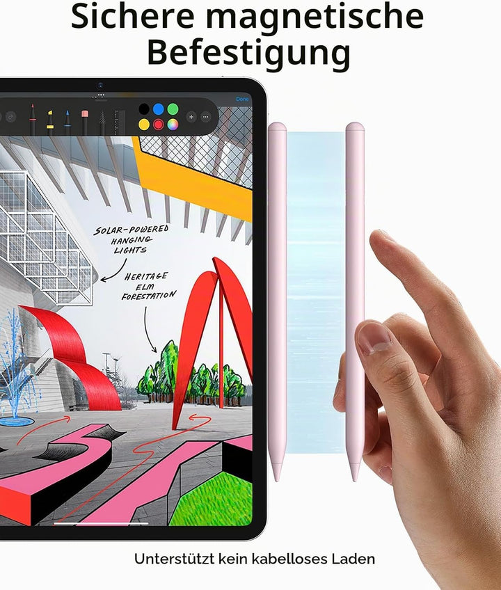 ESR Stift für iPad 2018-2026, Pencil mit Tilt Sensitivity, Palm Rejection | Stift mit Handflächenabw